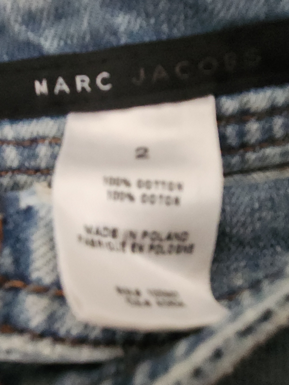 Marc Jacobs Light Blue Denim Button-Front Mini Skirt - Picture 5 of 5